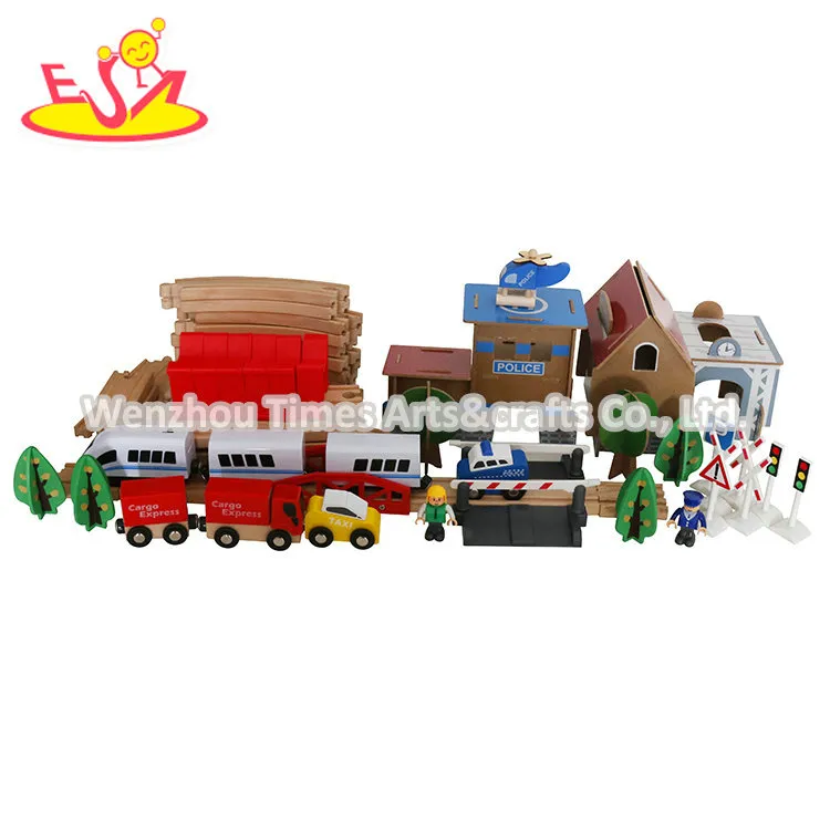 New Design Kids Wooden Electric Toy Train Sets W04c048
