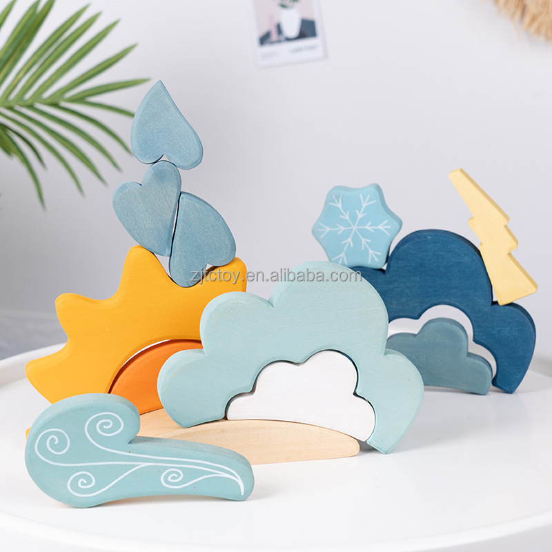 Wooden Blocks Close-up 5