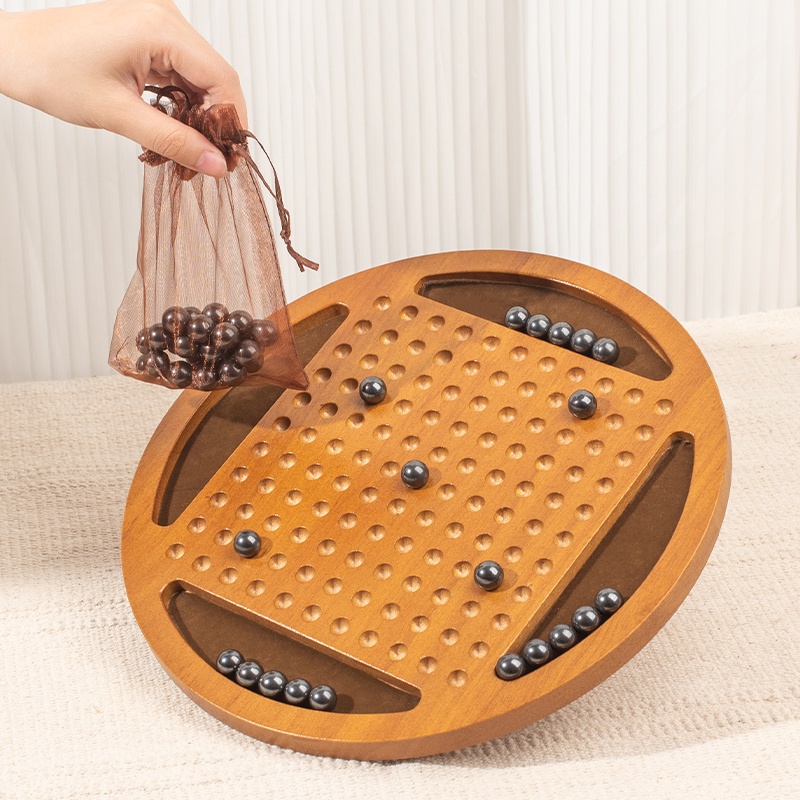 Eco-Friendly Wooden Magnetic Induction Battle Chess Fun Effect Board Game for Children's Toy