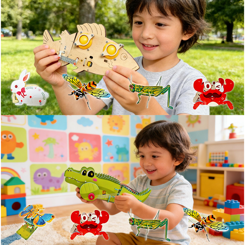 STEM Birdhouse Building Kit for Kids Eco-Friendly Wood Nature Science Craft Outdoor Classroom Teaching Supplies