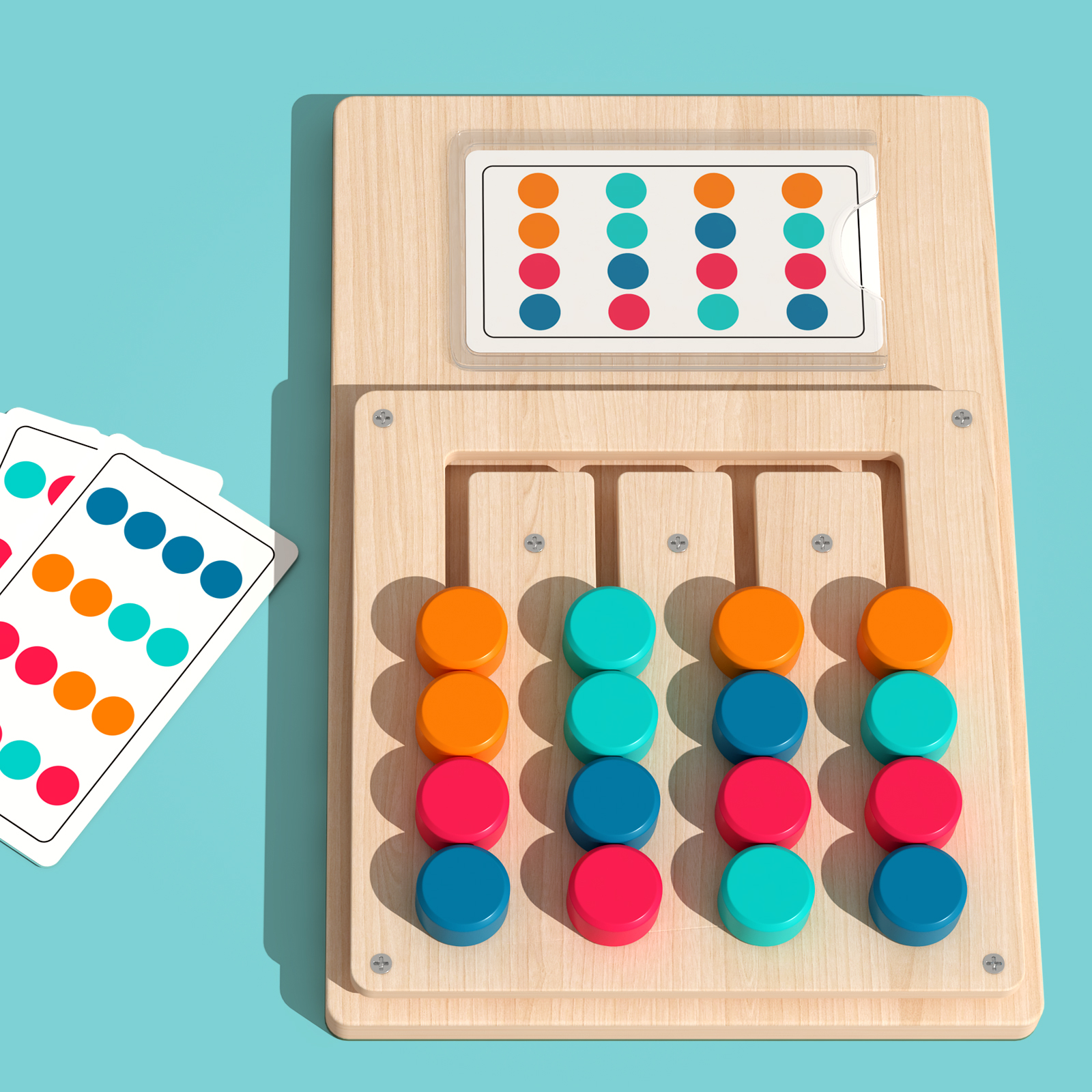 Montessori Kids Color Matching Game for Creative Logical Thinking Training for 5 to 7 Years Age Range