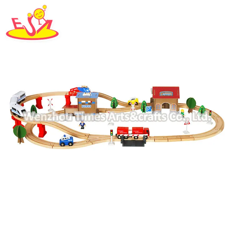 New Design Kids Wooden Electric Toy Train Sets W04c048