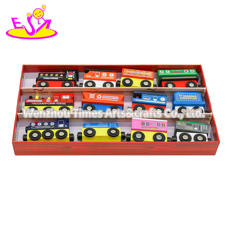 Wholesale Mini Wooden Magnetic Train Toy Set for Children W04A481