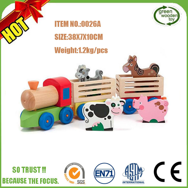 2022 Top Wooden Train Set Kids