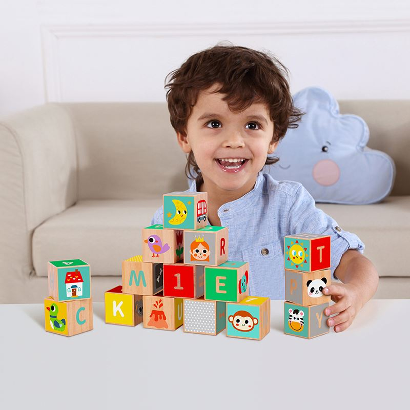 Intelligent Wooden Animal Building Blocks for Kids Logic Learning