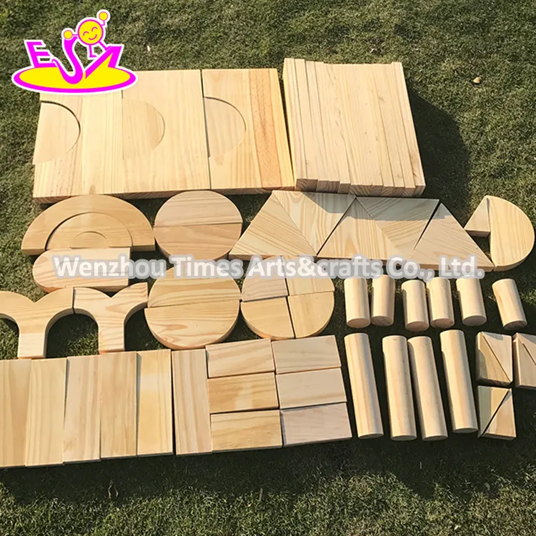 High Quality Non-Toxic Wooden Giant Building Blocks for Outdoor W01d097