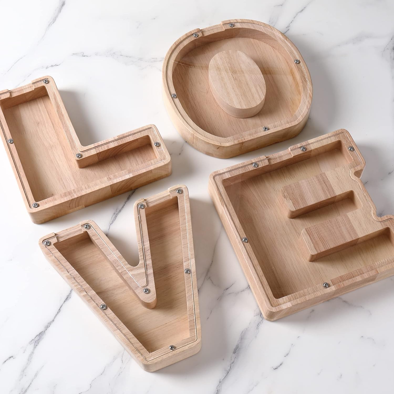 Letter Wood Bank Options