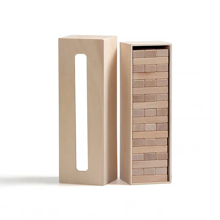 Colored Durable Craft Wooden Blocks DIY Style Building Creative Play Gift Wall Signage and Wooden Box for Children and Adults