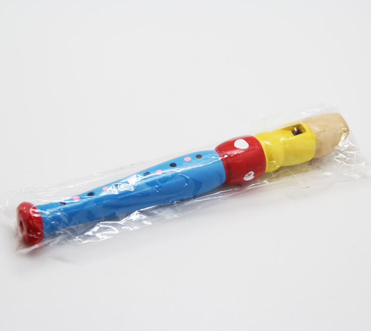 Flute Musical Instrument Toy 8 Hole Open Hole Colorful Wooden Kids 3+ Opp Bag Bee Technology C Tone Combo Set Offered
