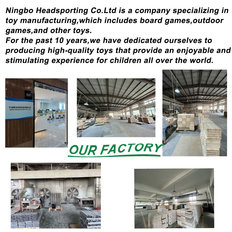 Factory Overview Wooden Ring Toss Game production environment
