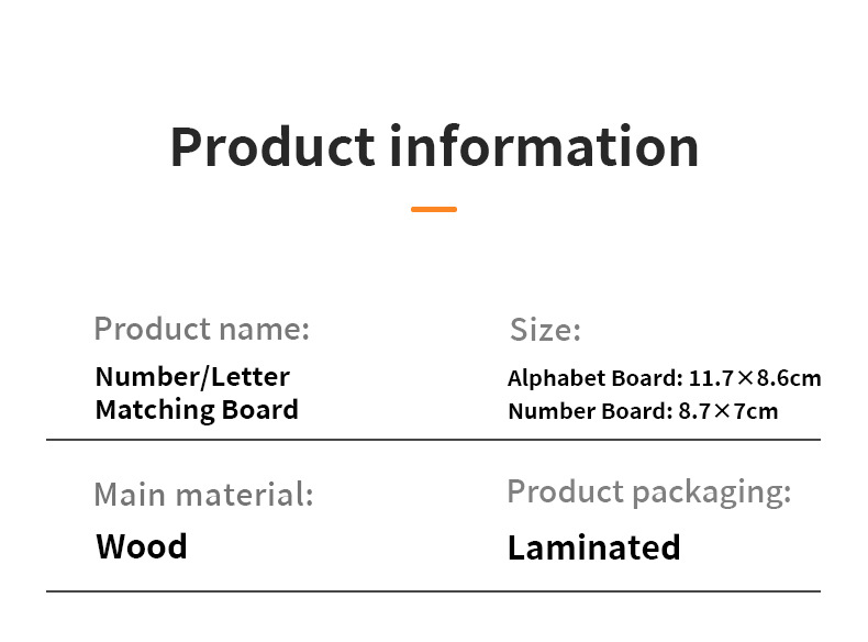 Children Wooden Puzzle Board Cartoon Number Alphabet Cognitive Color Shape Learning Puzzle Toy
