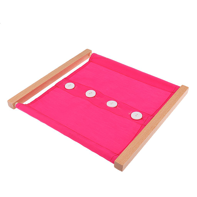 High Quality Practical Life Materials Wooden Educational Toys Montessori Resources Lacing Dressing Frame