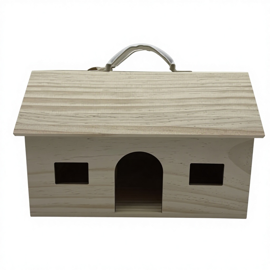 Wood House Craft Natural Pine Wood Sturdy Story Dollhouse Fully Assembled Decorate Your Own Dollhouse Girl's Dream House