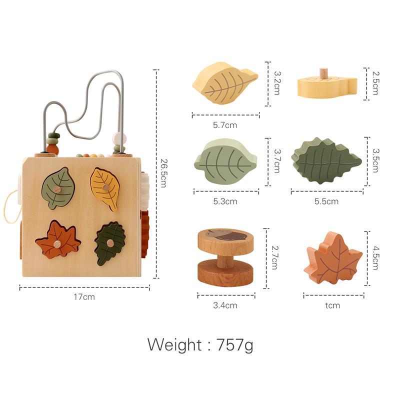 Baby Early Education and Intelligence Toy Wooden Multi-functional Color and Shape Cognitive Toy Multi-functional Matching Car