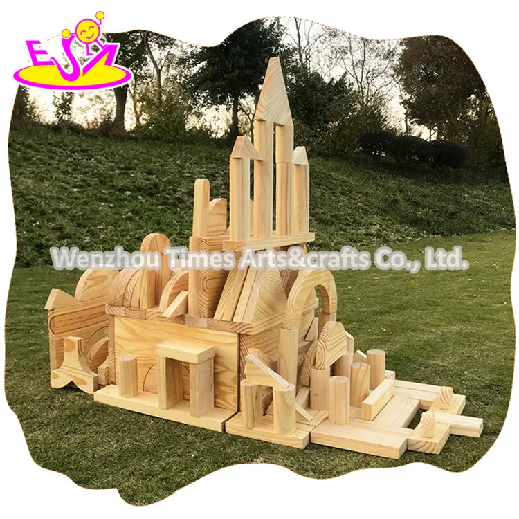 High Quality Non-Toxic Wooden Giant Building Blocks for Outdoor W01d097