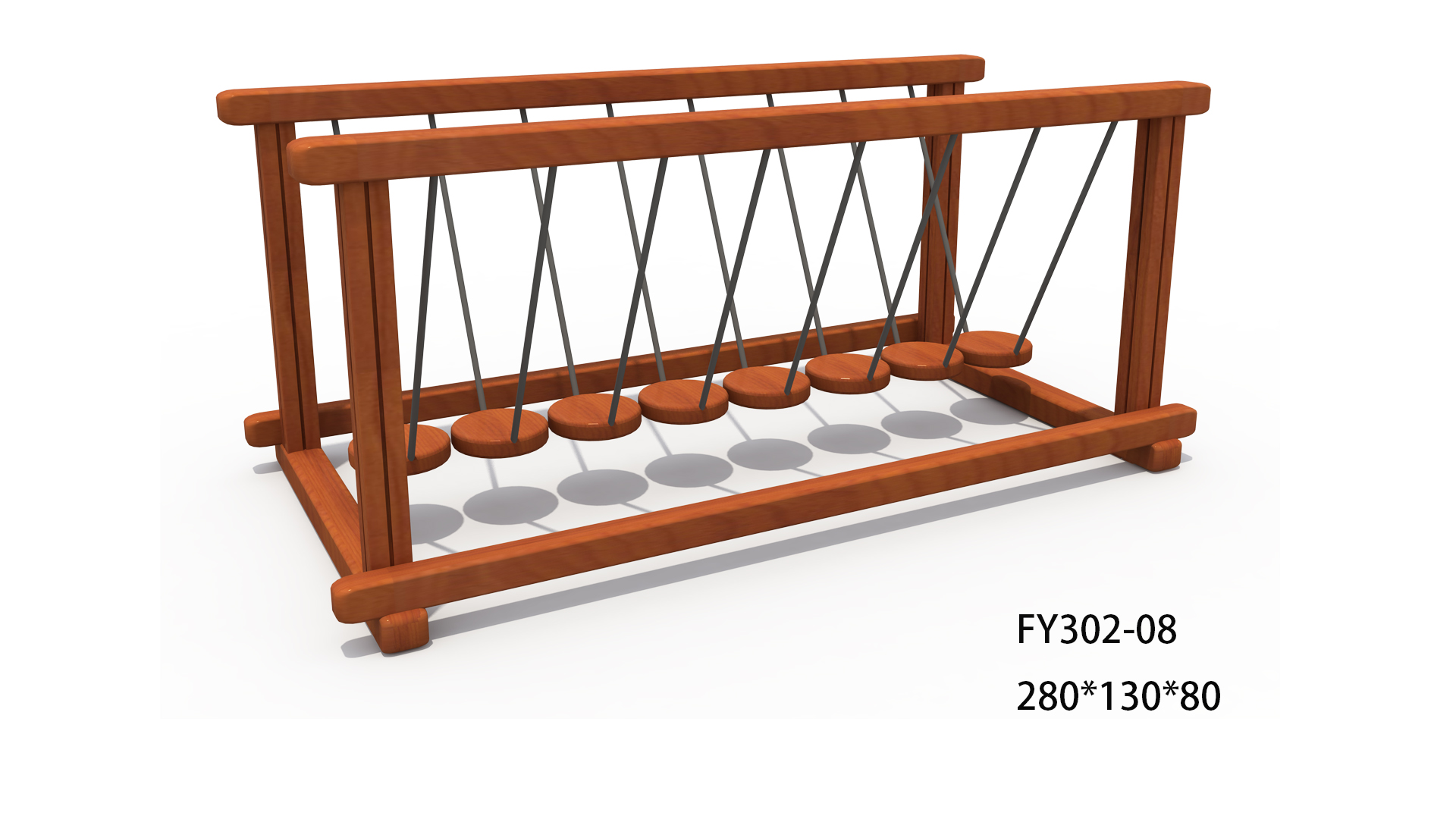 Wooden Outdoor Balance Playground Kids GYM Training Equipment Children Adventure Outdoor Playground Wood Items