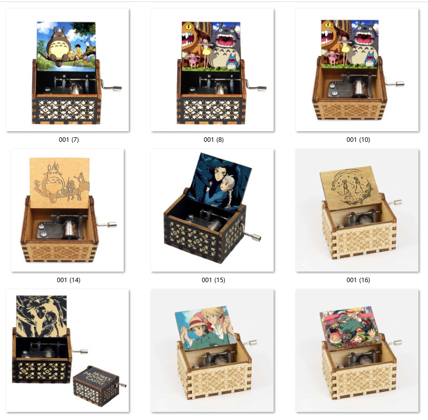 Wooden Music Box Detail 4