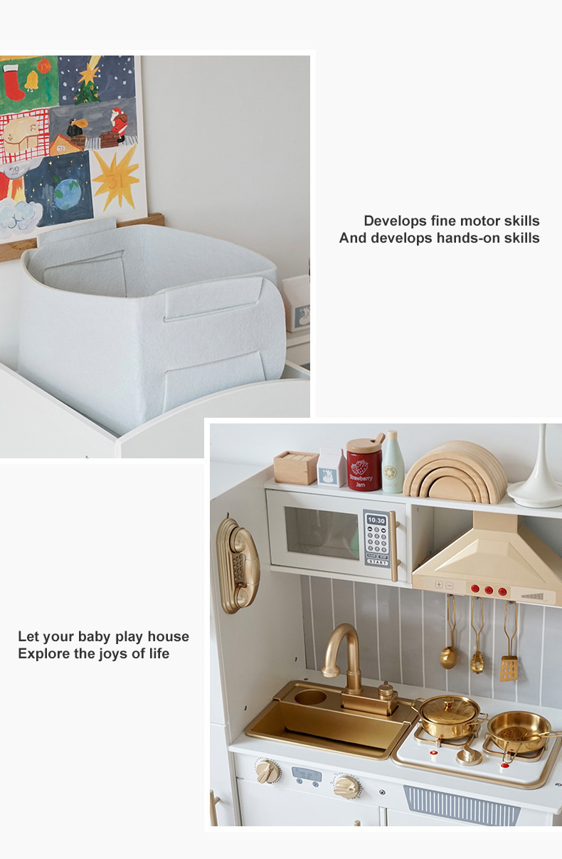 Wooden Kitchen Toy Details 3