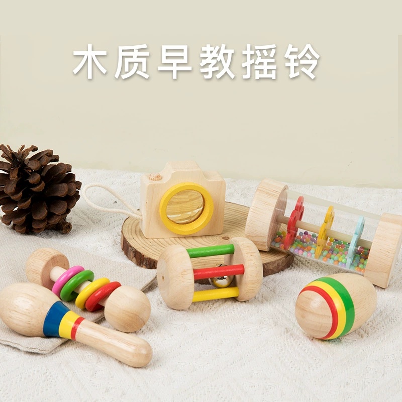 Montessori Grasping Toy Set Wooden Baby Learning Toys