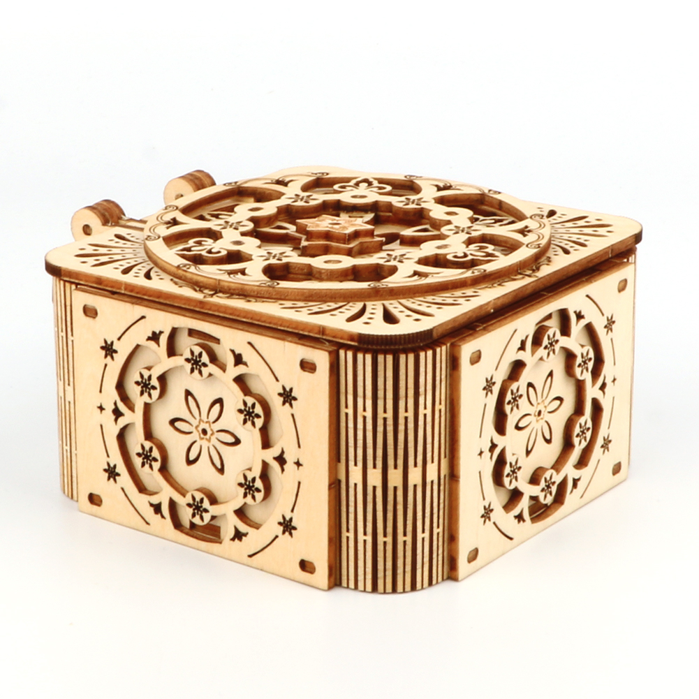 Custom Wooden Music Box 3D Puzzle Building Blocks Set DIY TOY STEM Learning Educational Stacking Toys LT-YYH-25