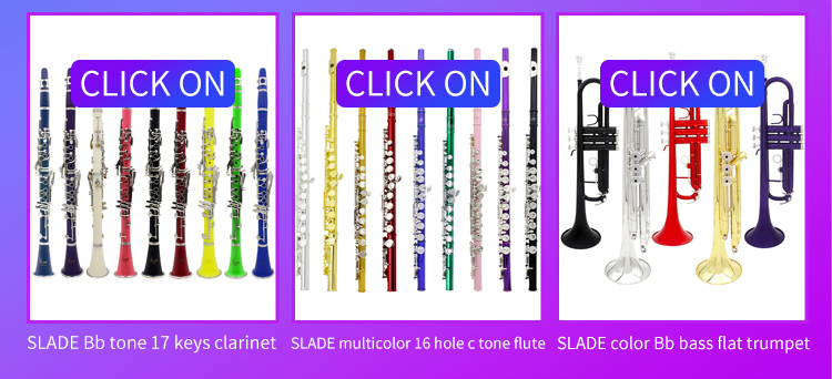 Clarinet, Flute and Trumpet Wind Instruments