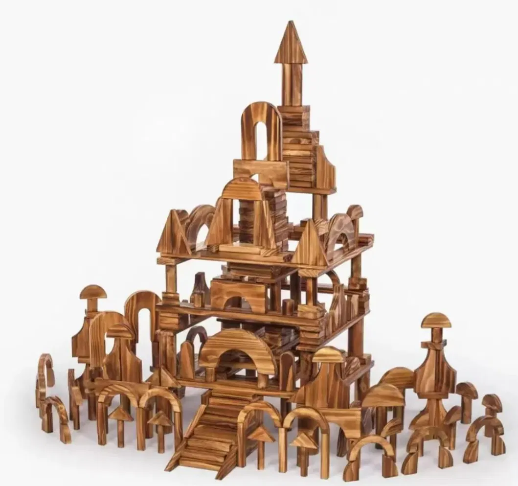 Kids Giant Outdoor Classroom Intelligence Training Wood Building Blocks Certification