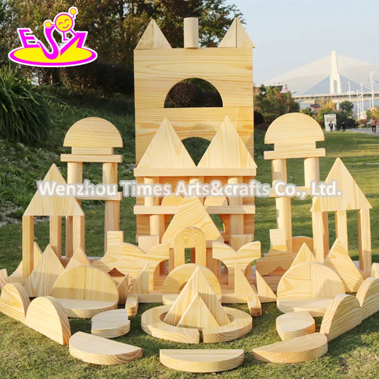 High Quality Non-Toxic Wooden Giant Building Blocks for Outdoor W01d097