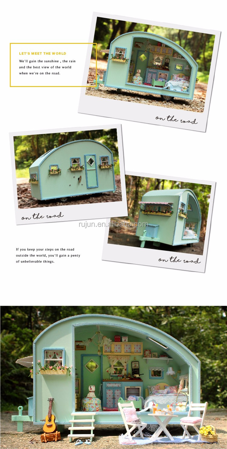 DIY Dollhouse Wooden Toys miniature design