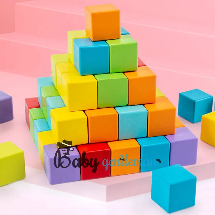 64PCS Wooden Building Blocks Set 5