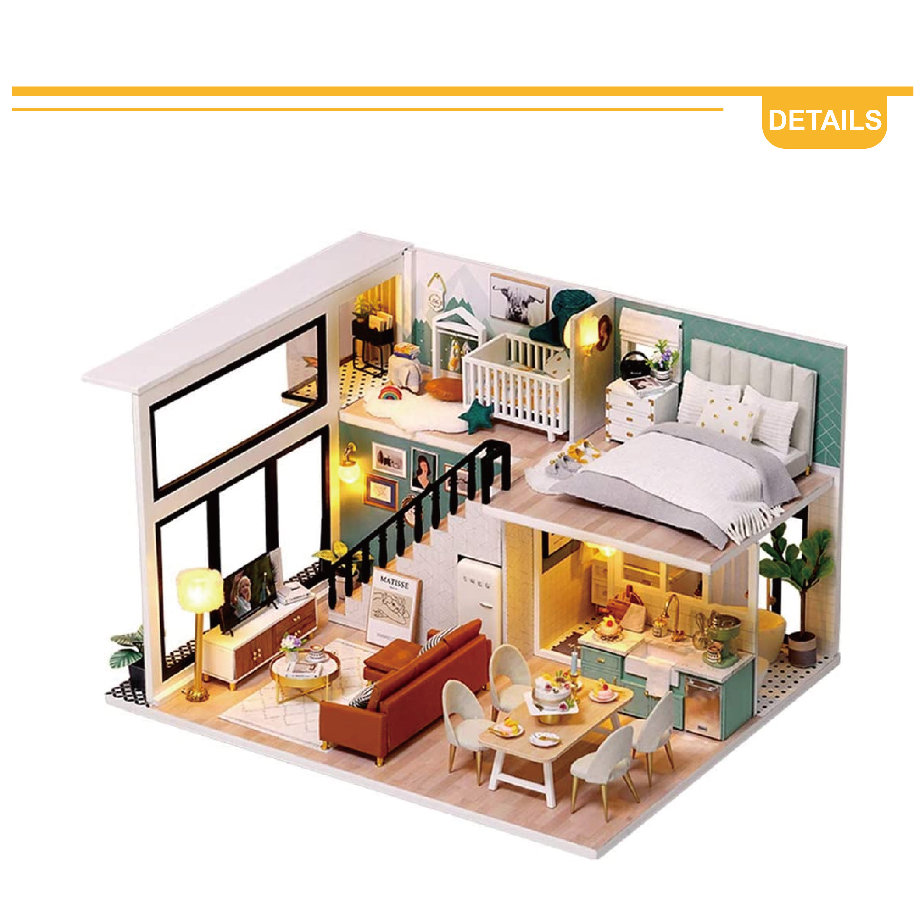 Diy Kids Dollhouse Detail 2