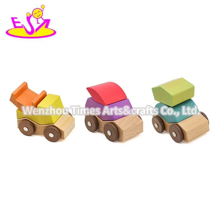 Wholesale Mini Wooden Magnetic Train Toy Set assembly