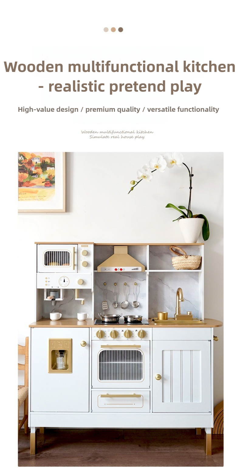Wooden Play Kitchen details 9