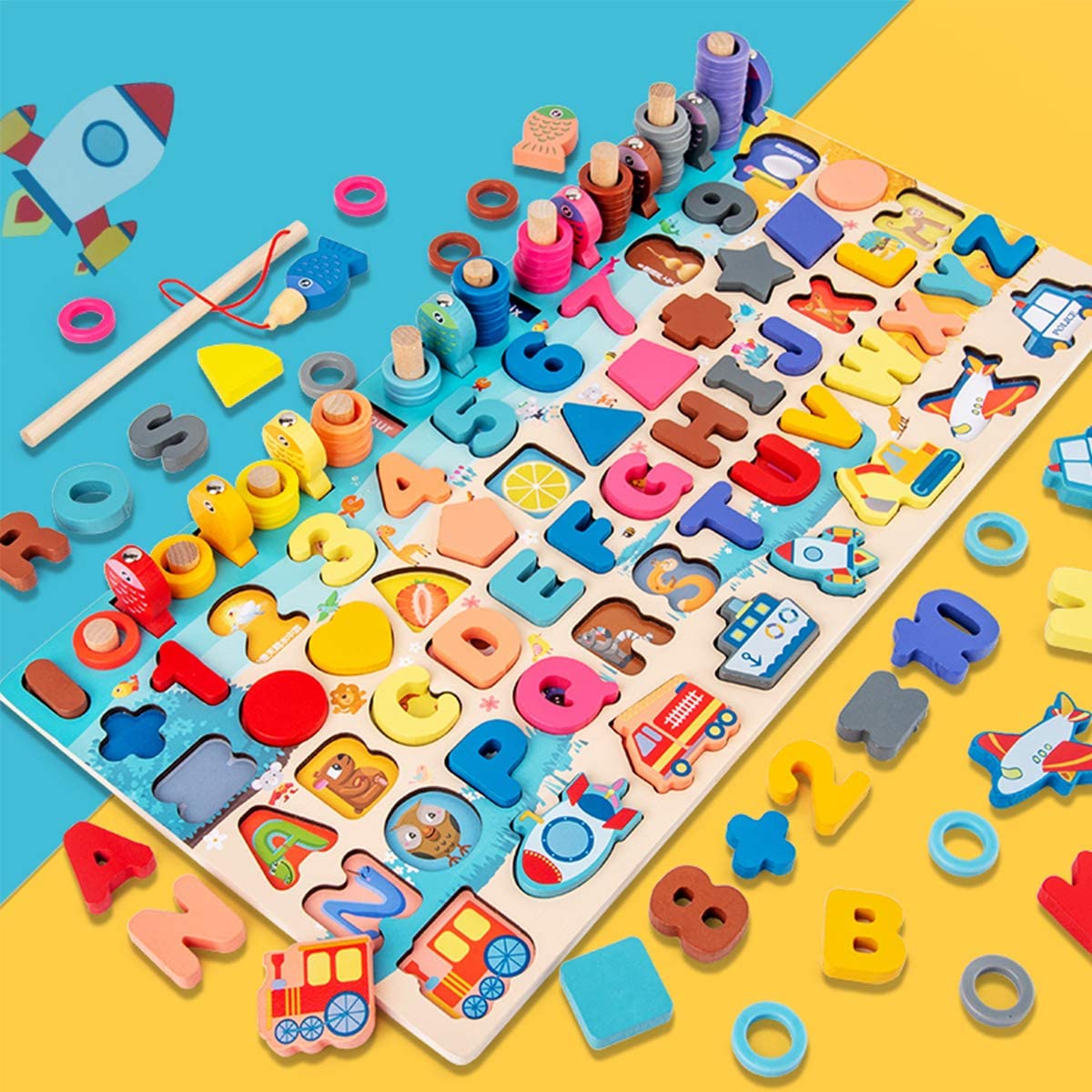 Wooden Stacker Blocks