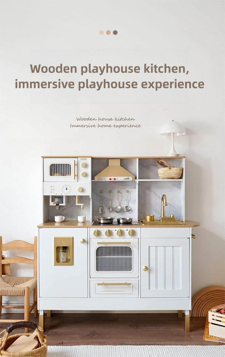 Wooden Play Kitchen details 1