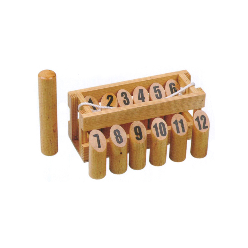 OEM Children Kids Toy Wooden Outdoor Indoor Throwing Wood Block Lawn Game Kubb Game Sets