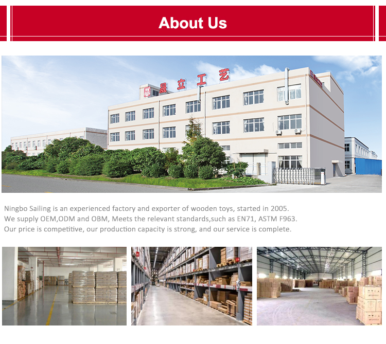 High quality wood materials and strict safety testing