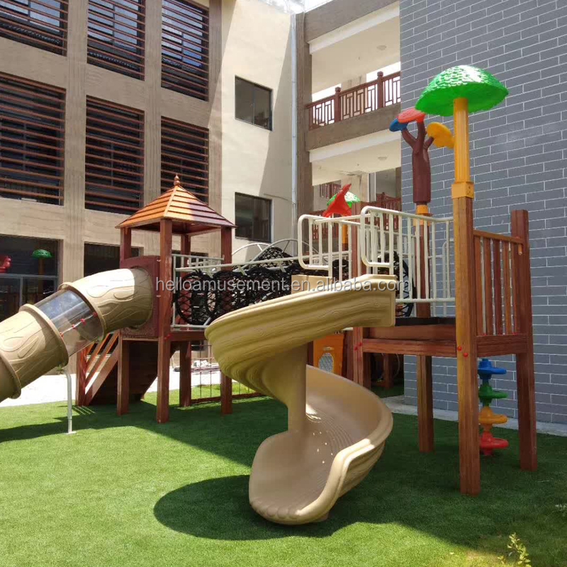 Honeycomb playground installation