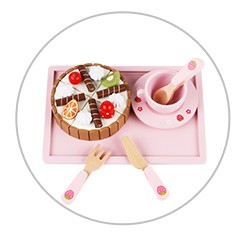 Wooden mini cake