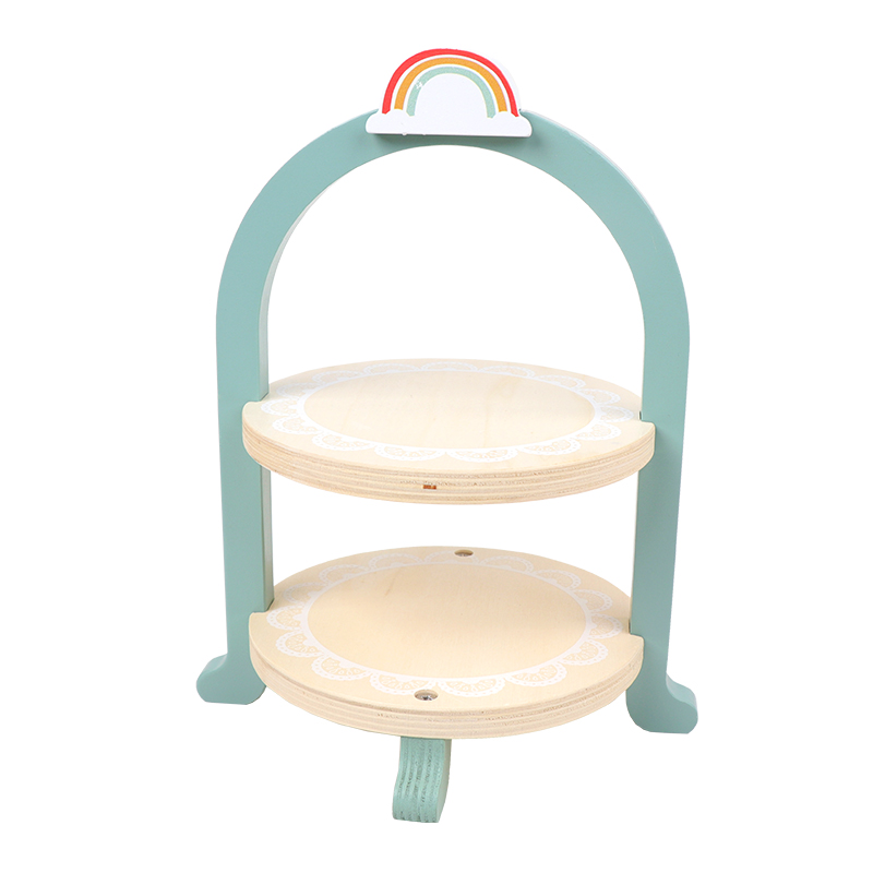 Mini Cake and Cupcake Delectable Desserts Wooden Pretend Play Foods Imaginative Play Kitchen Toy for Preschoolers Children Toys