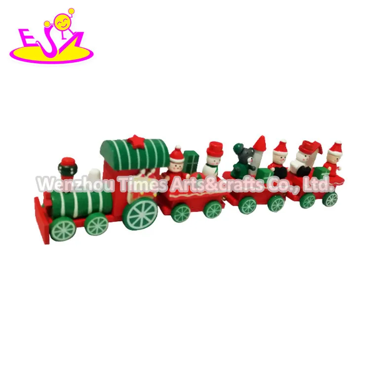 Wooden Christmas Train Set Image 3