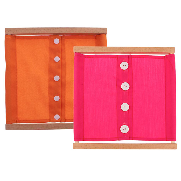 High Quality Practical Life Materials Wooden Educational Toys Montessori Resources Lacing Dressing Frame