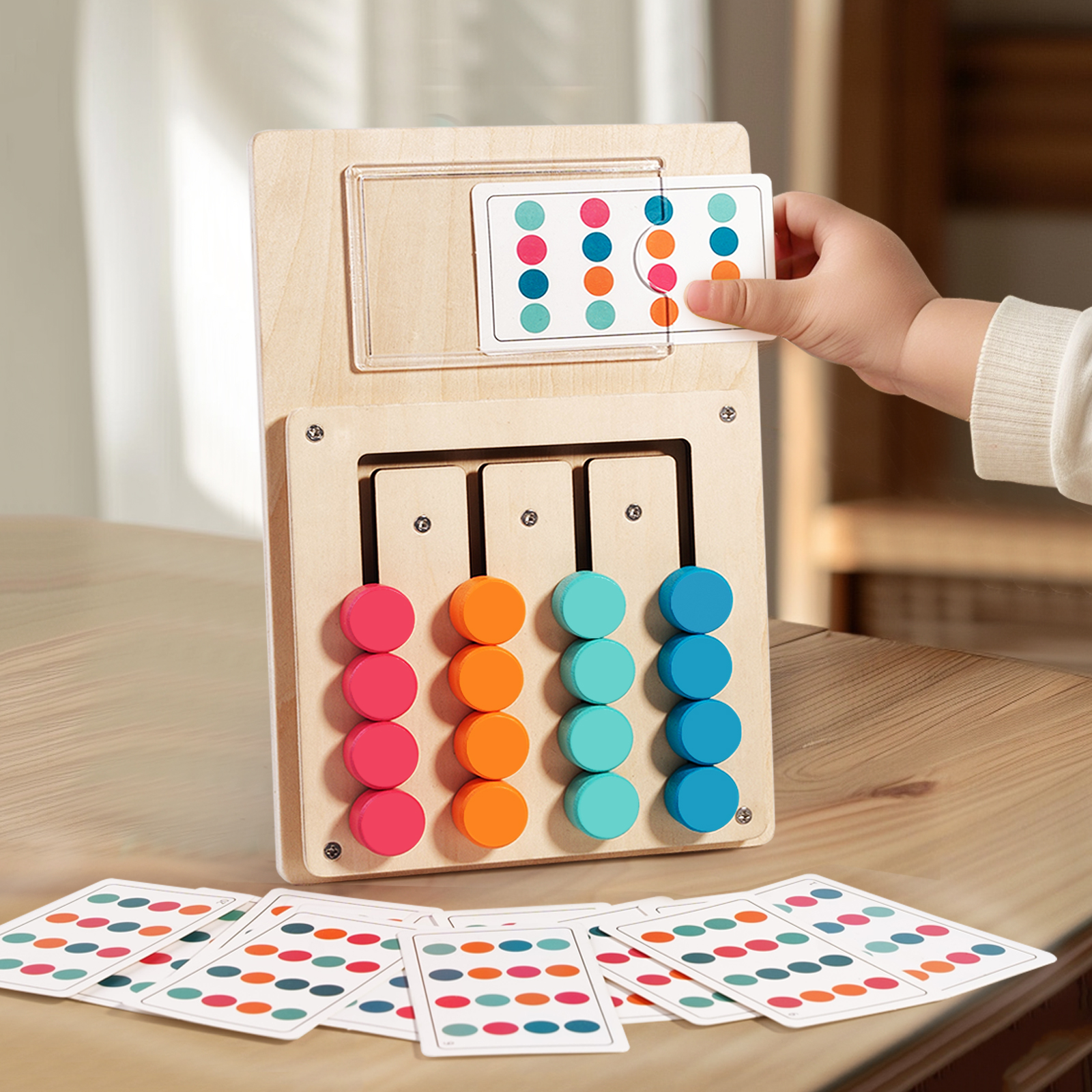 Montessori Kids Color Matching Game for Creative Logical Thinking Training for 5 to 7 Years Age Range
