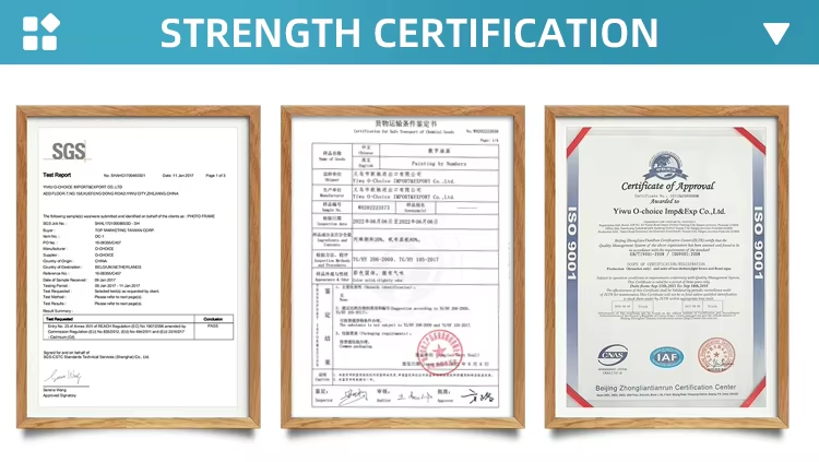 Product Quality Certification Document