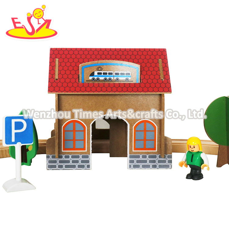 New Design Kids Wooden Electric Toy Train Sets W04c048