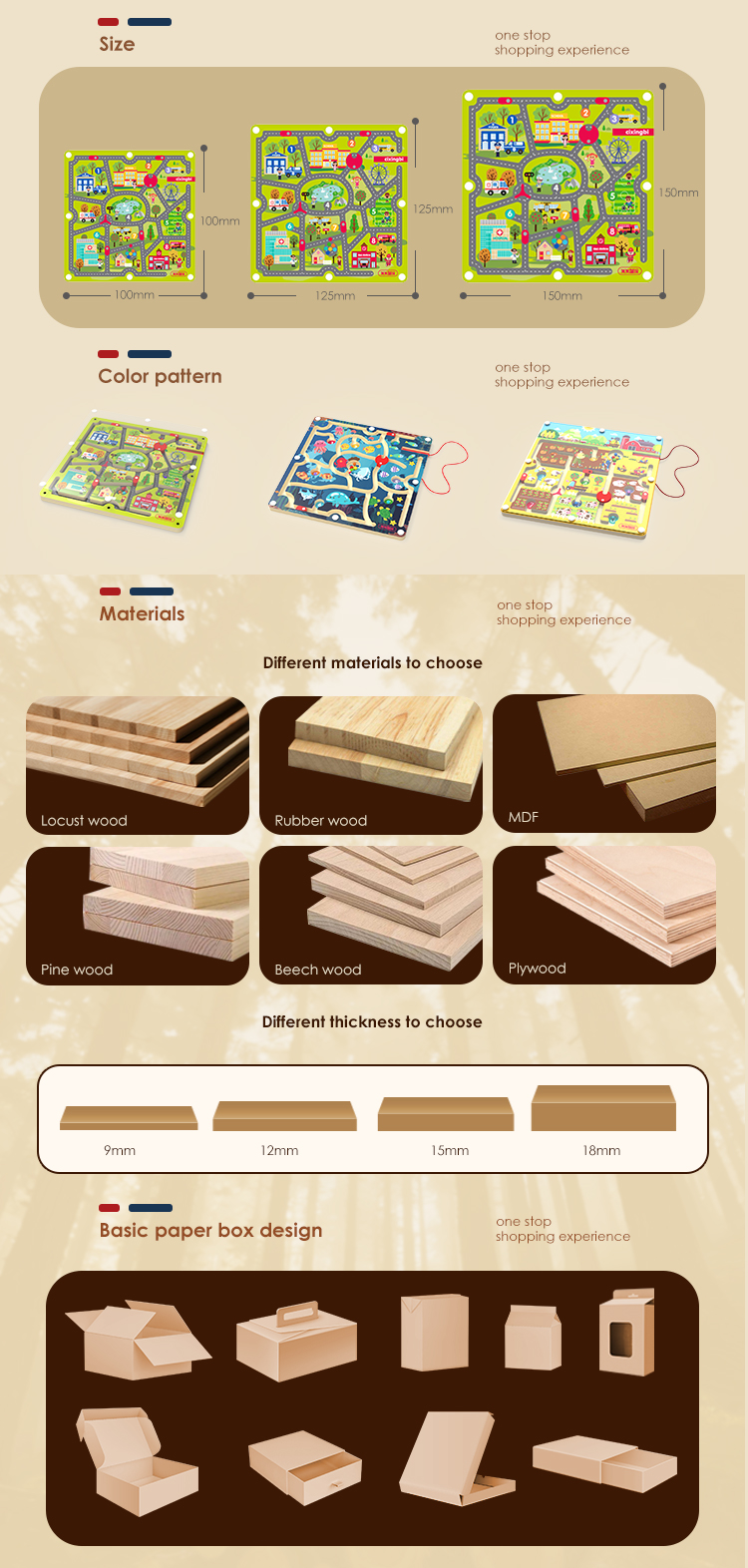 Wooden Toss Game Product Display 2