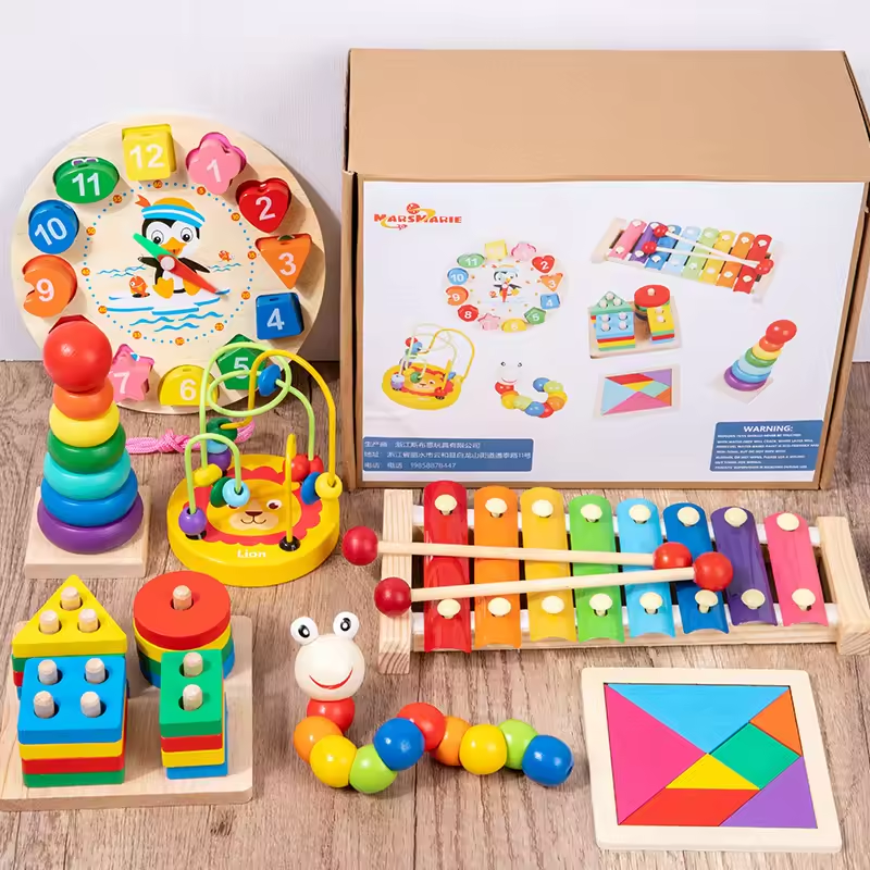 Wholesale Montessori Wooden Educational Toys Baby Toys for Children's Educational Development