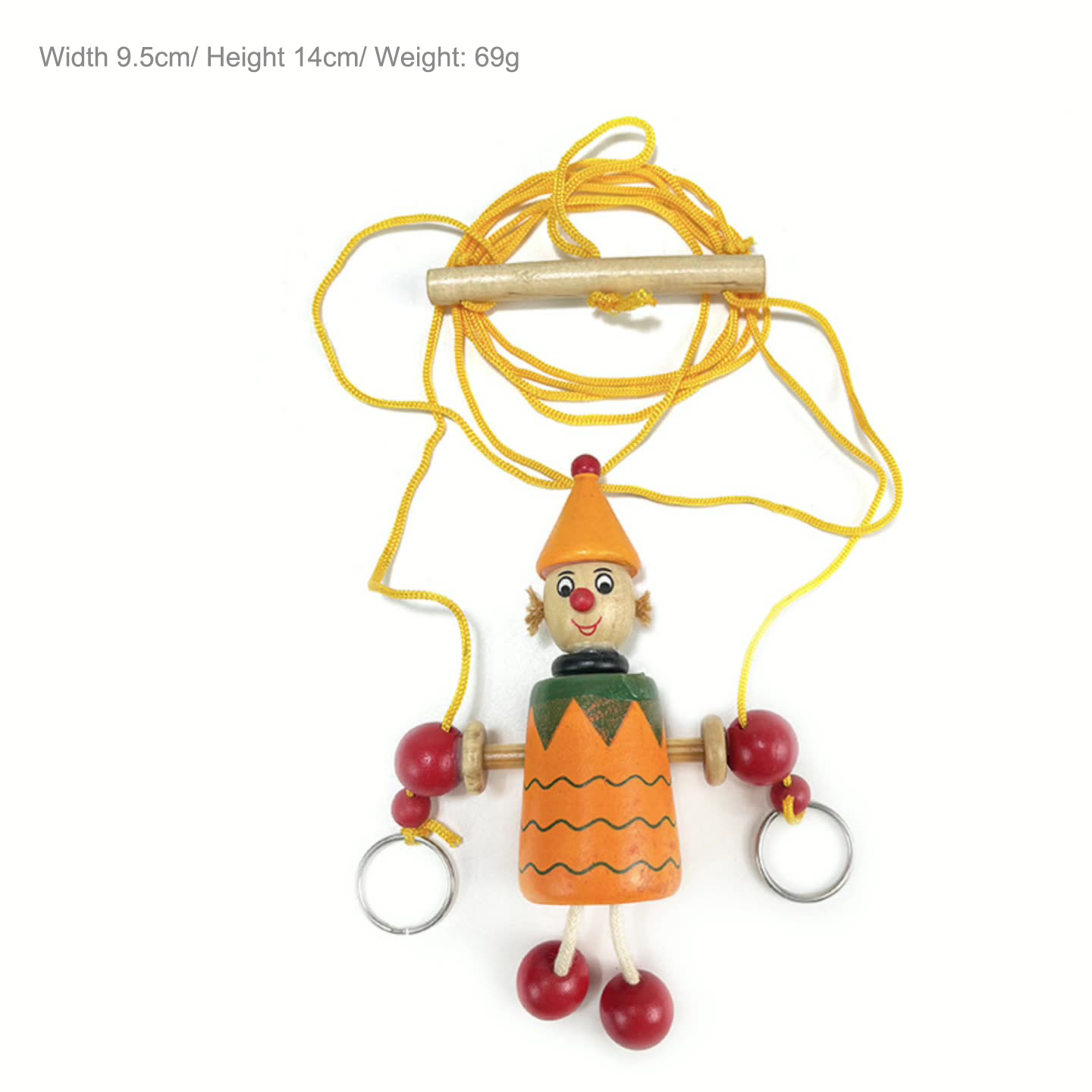 Wholesale Wooden Pull Puppet String Doll Wooden Clown Pull Toy Wooden String Puppet