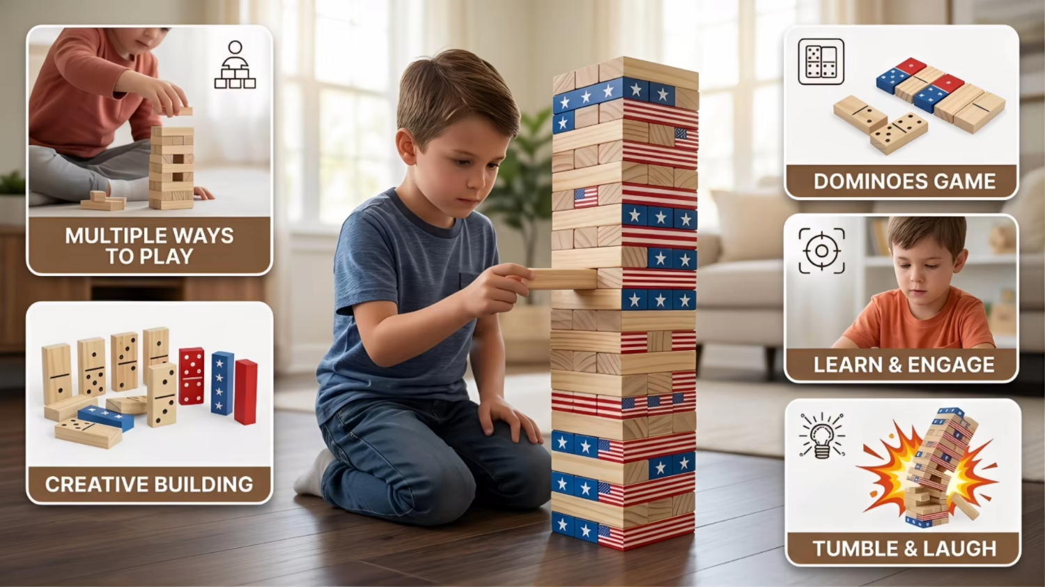 Tumbling Tower Game