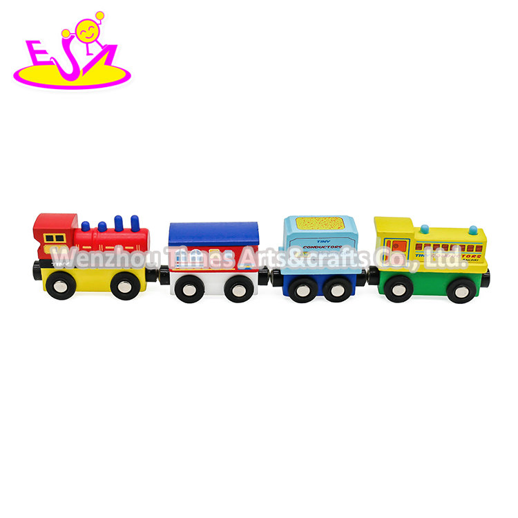 New Hottest Educational Wooden Magnetic Train Set for Kids W04A480
