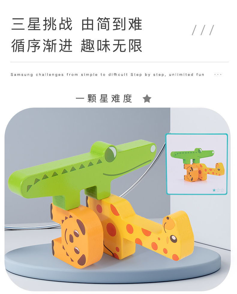 Wooden Balance Blocks 4